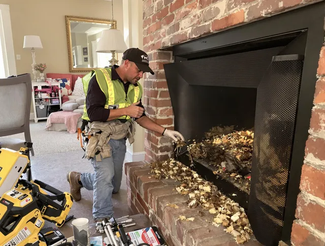 Safe screening installation by Yorba Linda Chimney Sweep in Yorba Linda, CA