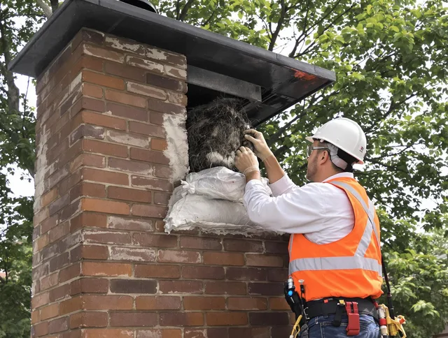 Humane removal of debris and animals by Yorba Linda Chimney Sweep in Yorba Linda, CA