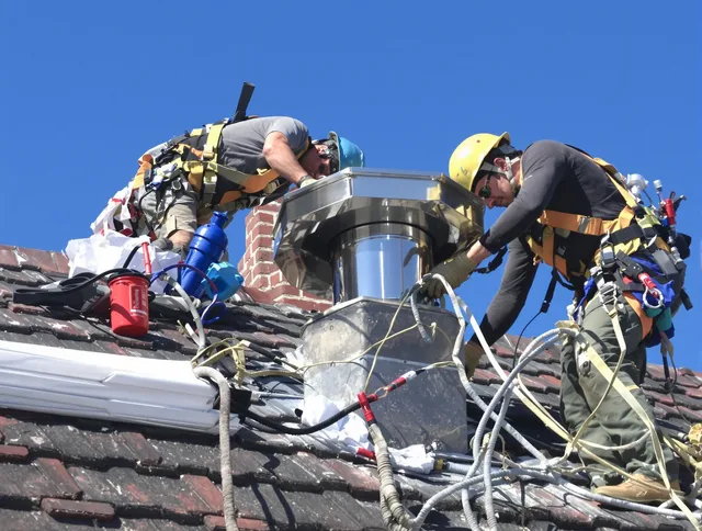 Protective chimney cap installed by Yorba Linda Chimney Sweep in Yorba Linda, CA