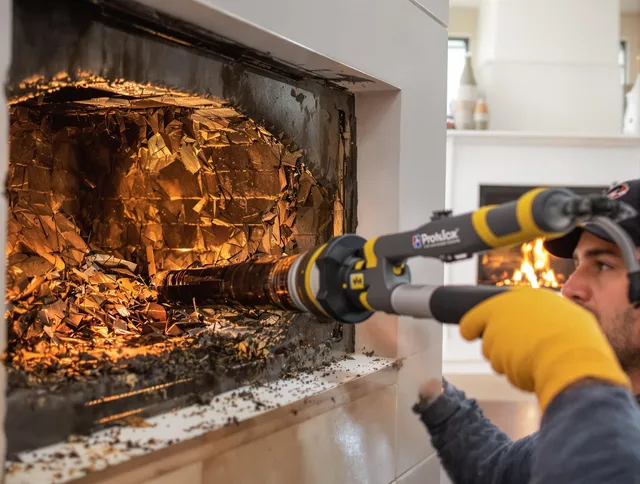 Professional chimney cleaning by Yorba Linda Chimney Sweep in Yorba Linda, CA