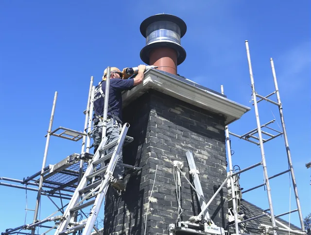 Sturdy chimney crown finished by Yorba Linda Chimney Sweep in Yorba Linda, CA