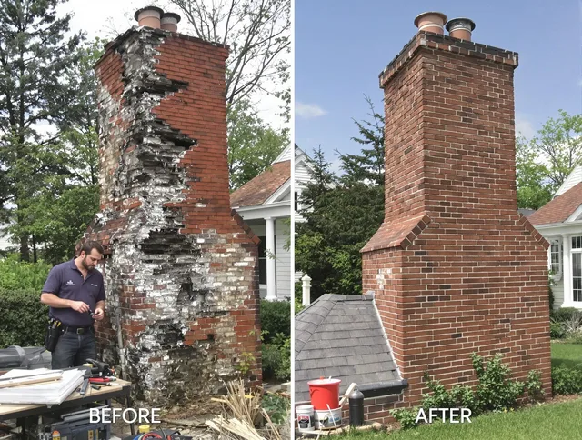 Yorba Linda Chimney Sweep performing a full chimney restoration in Yorba Linda, CA