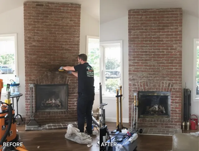 Finished chimney sweeping service by Yorba Linda Chimney Sweep in Yorba Linda, CA
