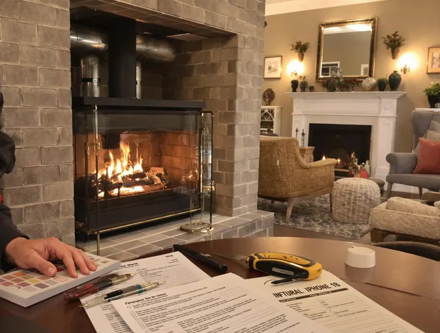 Yorba Linda Chimney Sweep verifying fireplace safety measures in Yorba Linda, CA