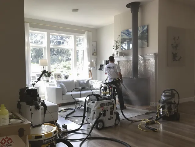 Soot removal service by Yorba Linda Chimney Sweep for a fireplace in Yorba Linda, CA